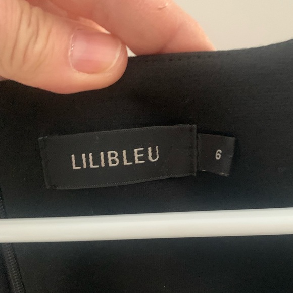 LILIBLEU | LBD Black Sheath Dress | Sz 6 - Picture 4 of 10